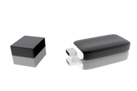 Portable usb flash memory Stockillustratie