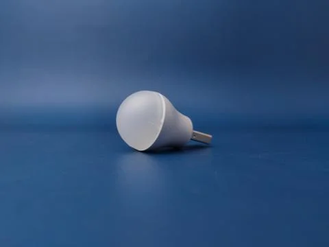 This is a portable USB mini LED light bulb, perfect for use with power bank.. Stock Photos
