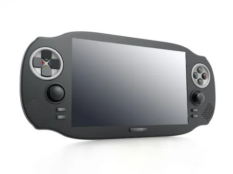 Portable video game device Stock Illustration