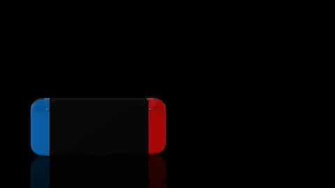 Portable Video Game turns on itself Stock Footage 243723086