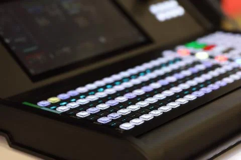 Portable video switcher Stock Photos
