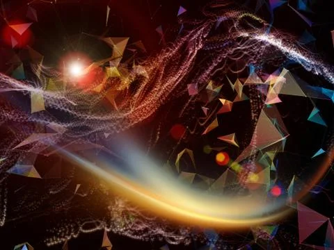Portable Virtual World Stockillustratie