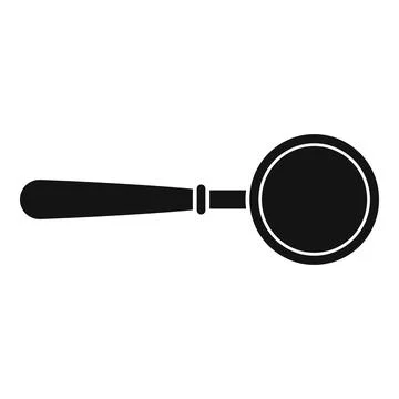 Portafilter tool creating coffee holding grounds Stock Illustration