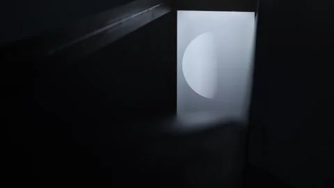 Portal to another planet moon Stock Footage 288014696
