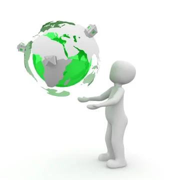Portal green Stock Illustration