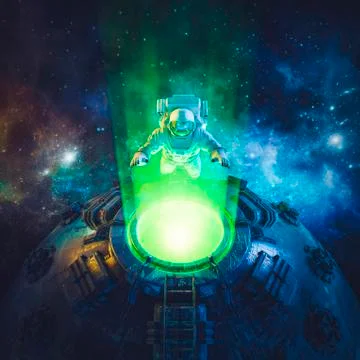 Portal to infinity Stock Illustration