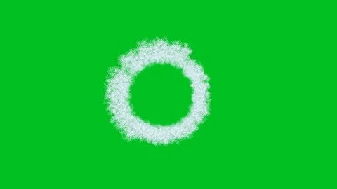 Portal opening in front of a greenscreen Video stock 110919328
