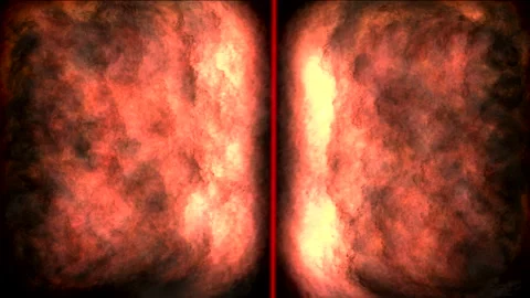Portal. Teleportation. Space-time. Sci-fi. Illustration Stock Footage 155057490