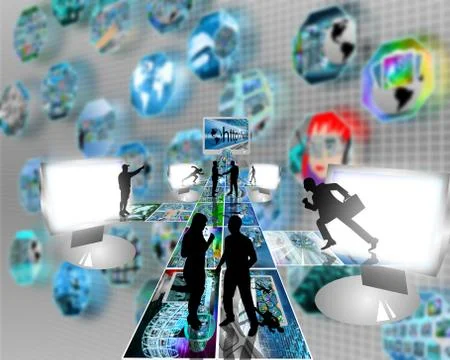 Portals Stock Illustration