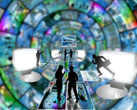 Portals Stock Illustration