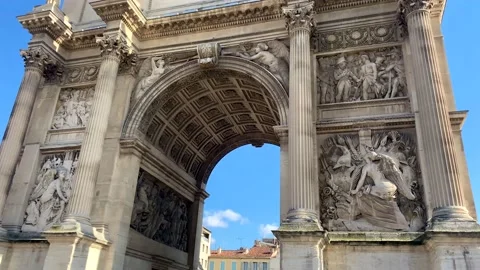 Porte d'Aix Stock Footage 200613805