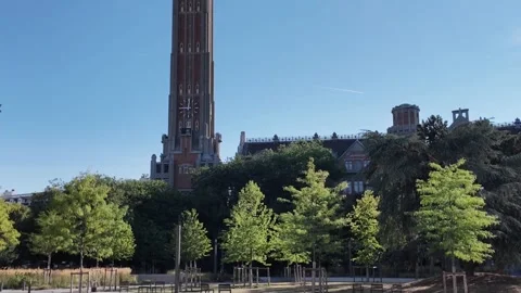 Porte de Paris historic gate in Lille France Stockbeeldmateriaal 344446466