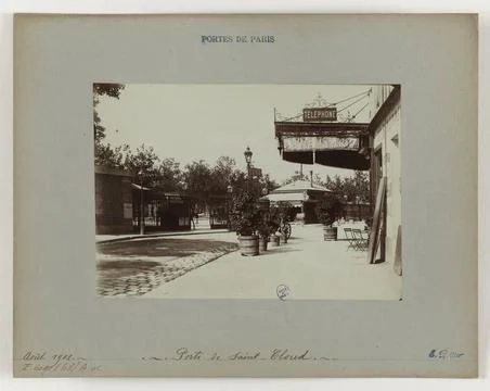 Porte de Saint-Cloud, 16th arrondissement, Paris Porte de Saint-Cloud, Par... Foto stock