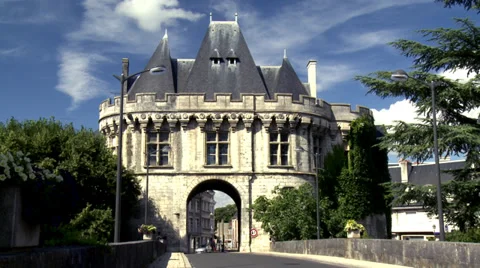Porte Saint Georges (2) - Vendome France Stock Footage 30489697