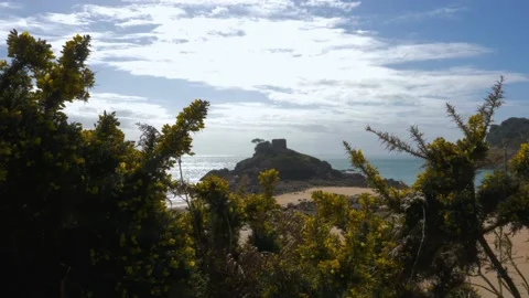 Portelet Bay, Jersey Video stock 151167201