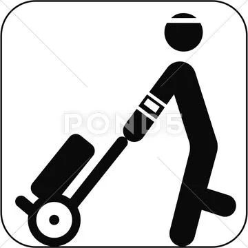 Porter symbol, artwork Stock Illustration