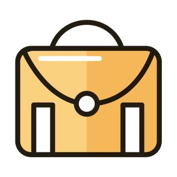 Portfolio archive internet web technology interface line and fill style icon Stock-Illustration