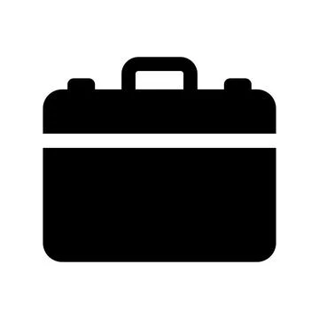 Portfolio, Bag icon. Stock Illustration