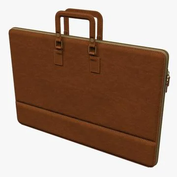 Portfolio Briefcase 3D Model