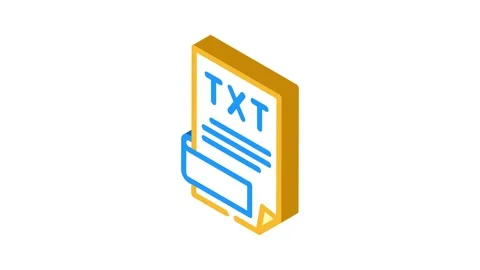 Portfolio folder isometric icon animation Stock Footage 327295970
