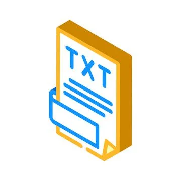 Portfolio folder isometric icon vector illustration Stock-Illustration