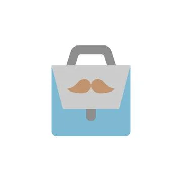 Portfolio icon. Simple color vector elements of cultural activities icons for ui Stock-Illustration