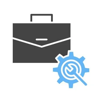 Portfolio Management icon vector image. Illustrazione stock