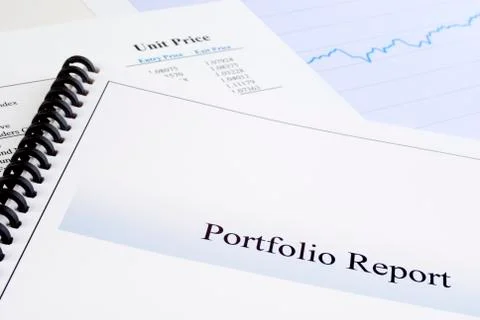 Portfolio report Stock Photos