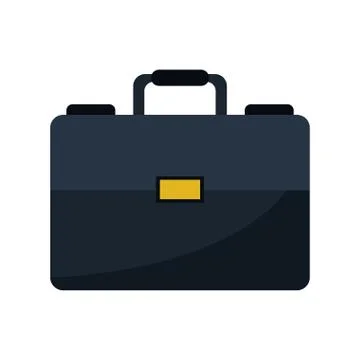 Portfolio suitcase business document Ilustração Stock