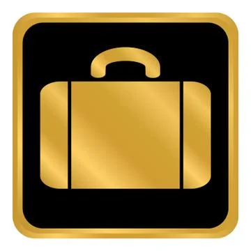 Portfolio symbol button. Stock Illustration