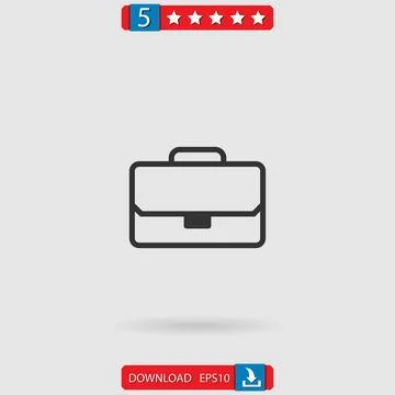 Portfolio vector icon Stock-Illustration