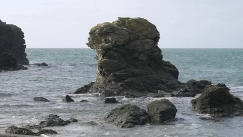 Porth Dafarch 07/02/23 Stock Footage 245345665
