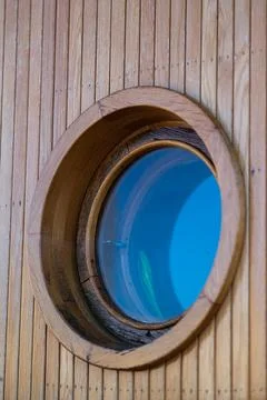 A porthole Foto stock