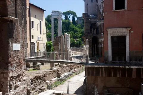 Porticus Octaviae. Stock Photos