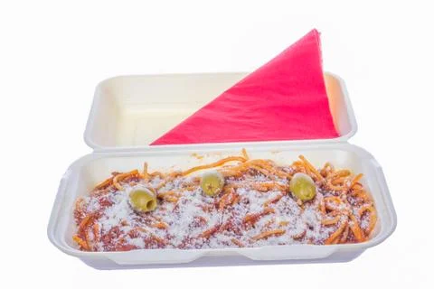 Portion of bolognese Stock Photos