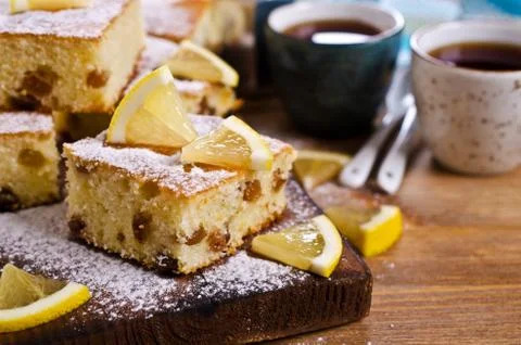 Portion of cake Stock Photos