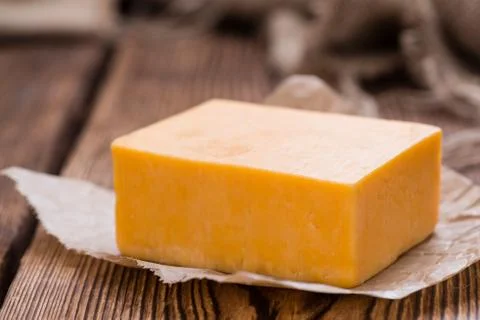 Portion of Cheddar Stock Photos