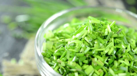 Portion of chive (not loopable) Stock Footage 36118181