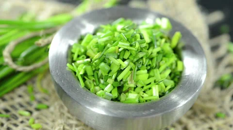 Portion of chive (not loopable) Stock Footage 36118448
