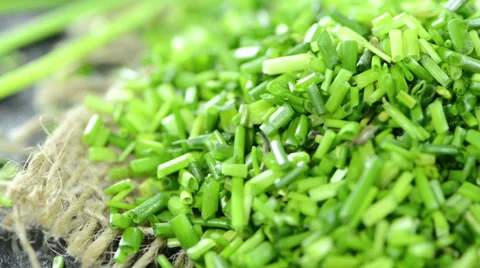 Portion of chive (not loopable) Stock Footage 36120304