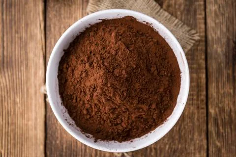 Portion of Cocoa powder Stock Photos