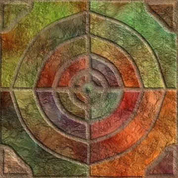 Portion of colored block Stock Photos