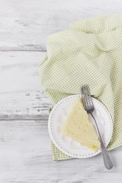 Portion of fresh cheese Stock Photos