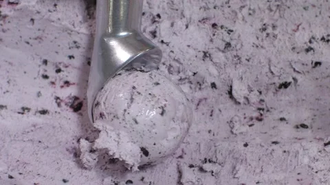 Portion ice cream, a set of ice cream in a container. Stock Footage 154417668