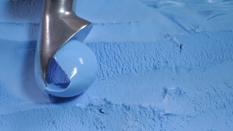 Portion ice cream, a set of ice cream in a container. Stock Footage 154417678