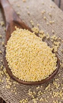Portion of millet Stock Photos