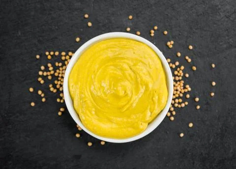 Portion of Mustard Stock Photos