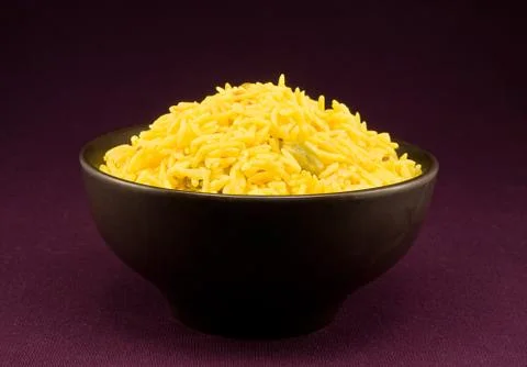 Portion pilau rice Stock Photos