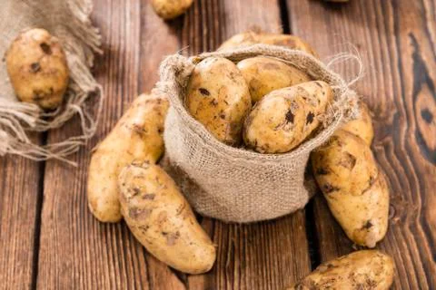 Portion of potatoes Stock Photos