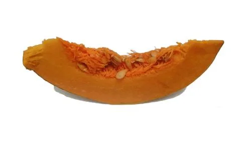 Portion of ripe orange pumpkin Stock Photos